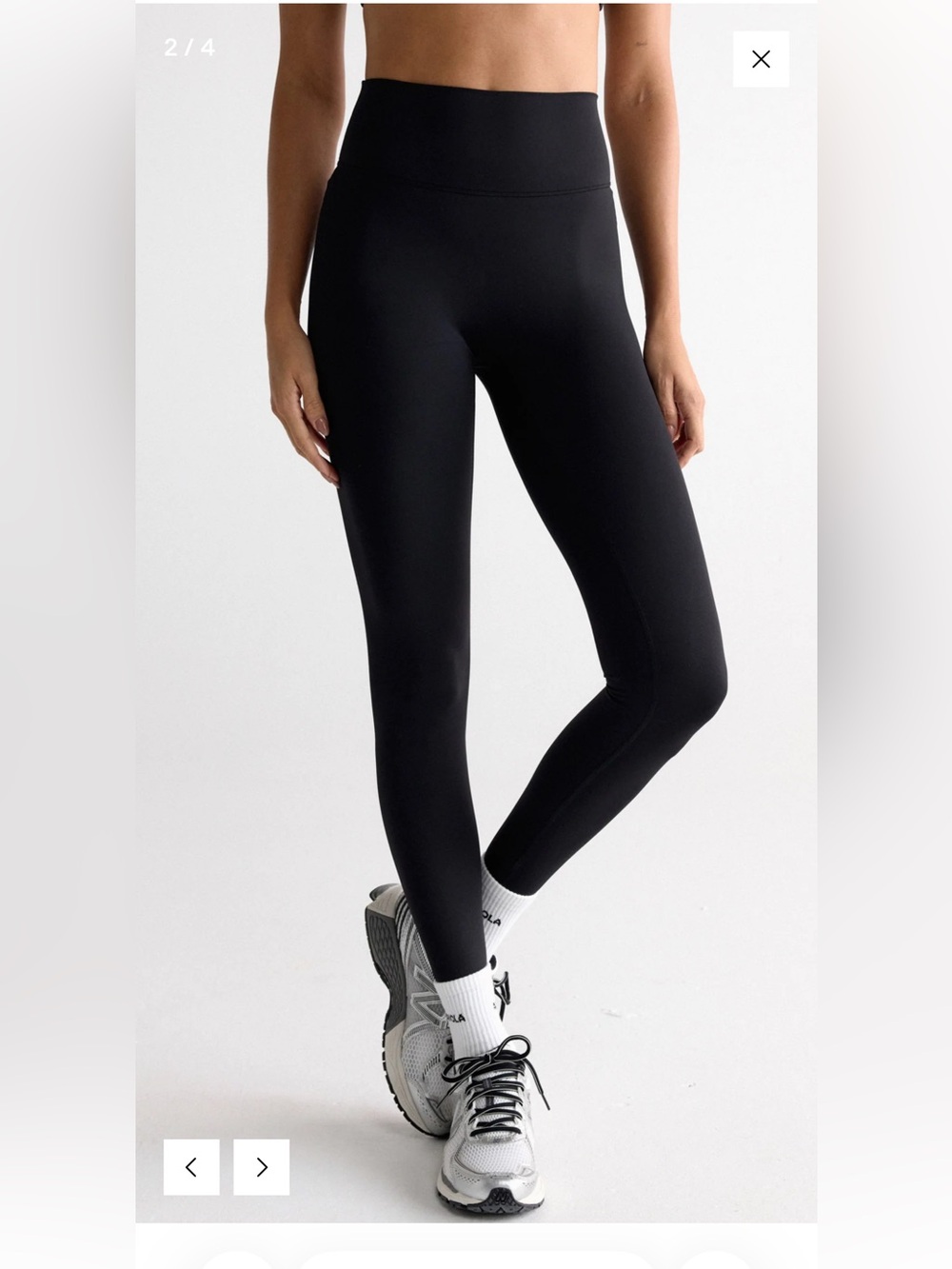 Adanola Ultimate Leggings Black 7/8 length - Medium NWOT